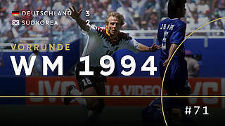 Gegen Südkorea 1994: Zitterspiel nach 3:0