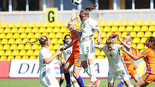 Halbfinale ganz nah: U 17-Juniorinnen mit Remis gegen Niederlande