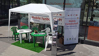 Mobile Fanbotschaft öffnet in Sotschi