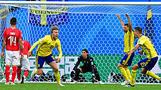 Forsberg schießt Schweden ins Viertelfinale