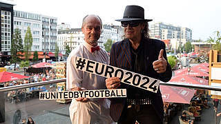 Lindenberg und Littmann sind Hamburgs EURO-Botschafter