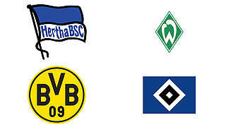 Geldstrafen für Bremen, Dortmund, HSV und Hertha BSC