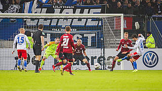 1:0 gegen Nürnberg: Zweitligist HSV feiert Einzug ins Viertelfinale