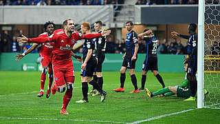 Lasogga sei Dank: HSV steht im Halbfinale