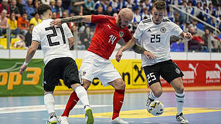Futsal-Nationalteam spielt 2:2 in Österreich