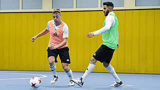 Im Winter auch mal Futsal trainieren
