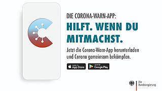 Brief an Vereine: Mit Corona-Warn-App ganz Deutschland schützen