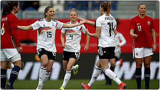 DFB-Frauen schlagen Norwegen im Klassiker