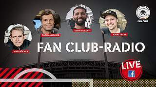 Helmer und Kuranyi beim Fan Club-Radio