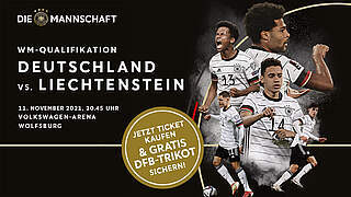 Ticket und Trikot für Liechtenstein-Spiel