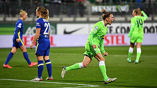 Wolfsburg nach 4:0-Gala im Viertelfinale