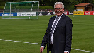 Bundespräsident Steinmeier beim DFB-Pokalfinale in Köln
