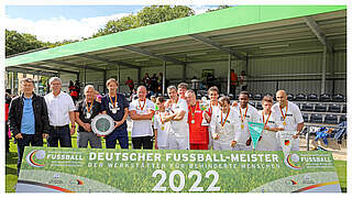 Gewinner*innen der Deutschen Fußball-Meisterschaft der Werkstätten geehrt