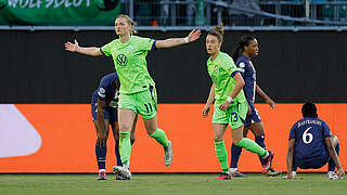 Remis reicht Wolfsburg zum Halbfinaleinzug
