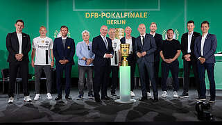 Pokalfinalisten beim Cup Handover in Berlin