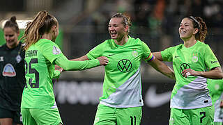 Wolfsburg ohne Mühe ins Viertelfinale