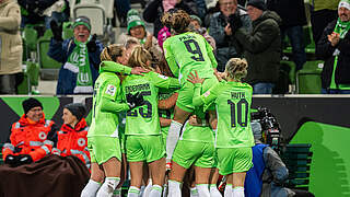 VfL Wolfsburg überwintert an der Spitze