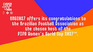 BNG2027 beglückwünscht den Brasilianischen Fußball-Verband