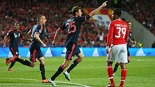 2:2 in Lissabon: Müller und Vidal schießen Bayern ins Halbfinale