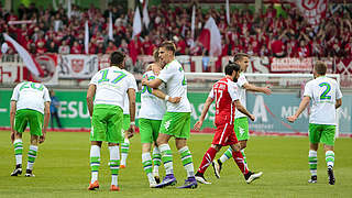 Wolfsburg legt vor, Mannheim und Zwickau punkten auswärts