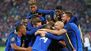 2:0 gegen Albanien: Frankreich im Achtelfinale