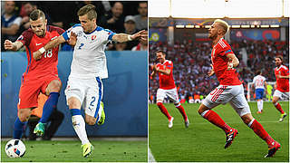 Wales vor England Gruppensieger, Slowakei mit guten Chancen
