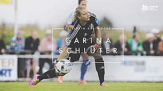 Carina Schlüter ist Spielerin des 1. Spieltags