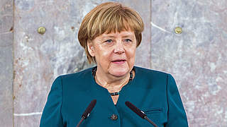 DFB-Bundestag: Merkel bei Festakt in Erfurt