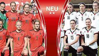 Im DFB-Fanshop erhältlich: Die neuen Frauen-Trikots