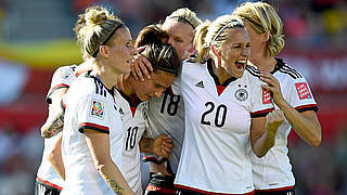 DFB-Frauen spielen in Halle, Wiesbaden und Sandhausen