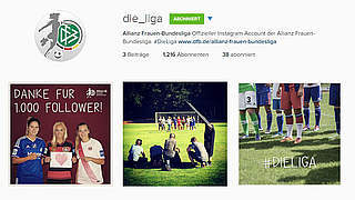 Frauen-Bundesliga jetzt auch auf Instagram