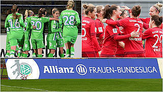 Topspiel Wolfsburg gegen Bayern live auf Eurosport und DFB-TV