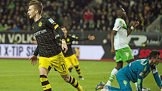 Reus trifft zum 1:0, Kagawa spät zum Sieg: BVB gewinnt in Wolfsburg